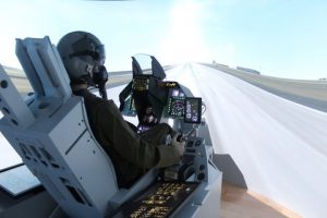 Falcon simulator flight
