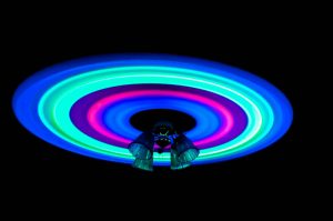 glowsticks celing fan