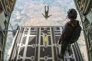 Rio Grande parachute jump