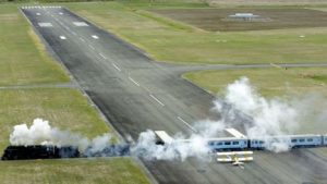 Gisborne Airport New Zealand train