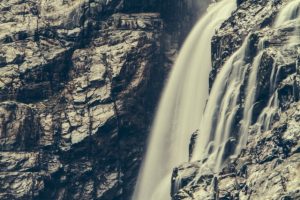 Norway fjord waterfalls