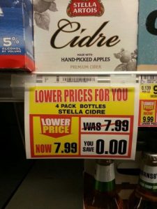 Deal crazy signs