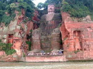 Stone Buddha in Leshan China
