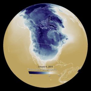 Polar Vortex view from NOOAA.