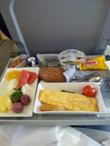 aegean airlines business class breakfast