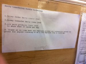 anti money laundering policy drugstore
