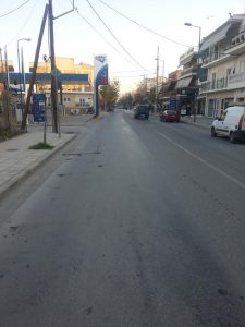 Larisa Greece Karditis street