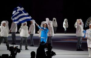 Olympics Greece flag Greek first