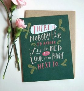 valentines day honest cell phone sleep