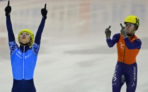 bad sportmanship speed skating