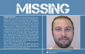 Harry Devert missing in Mexico travel blogger motorcycle