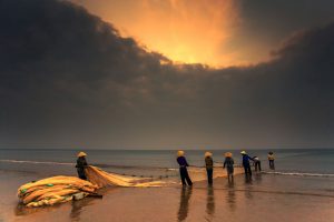 morning fishing Vietnam Trinh Xuan Hai