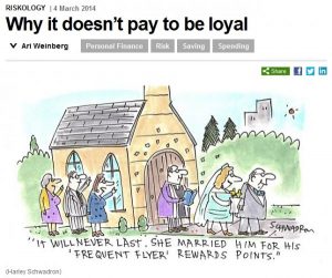 BBC miles loyalty marriage wedding