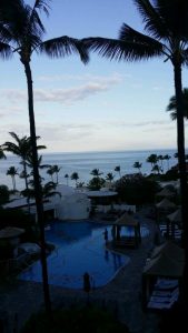 Fairmont Kea Lani suite view balcony