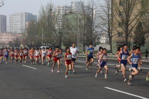 pyongyang north korea marathon running