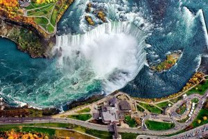 Niagara Falls from the Air sky