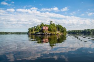 This calming cottage on Lower Beverly Lake in Ontario, Canada. By Bradley Wells