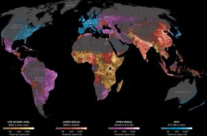 World population and world distribution