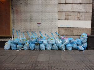 Spanish street artist Francisco de Pájaro