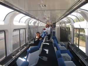 Amtrak observation car Southwest Chief train Amtrak