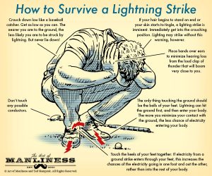 survive a lightning strike
