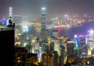 Vadim Makhorov Victoria Peak Hong Kong skyscrapers