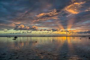 bora bora sunset
