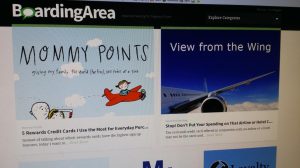 boarding area we pump you with credit cards Chase