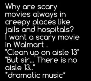 wal mart scary movies