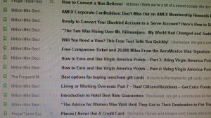 million mile secrets blog posts