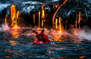 Kilauea, Big Island, Hawaii. The most extreme place we put our kayakers to paddle to date. (© Alexandre Socci/National Geographic Traveler Photo Contest)