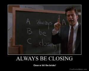 closing sale sell