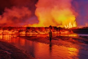 Iceland Volcano Lava Flow Holuhraun Fissure Bardarbunga