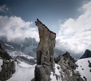 Bermese Alps in Switzerland
