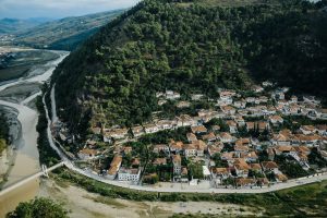 Peak Berat citadel walls Ottoman architecture “city of a thousand windows”
