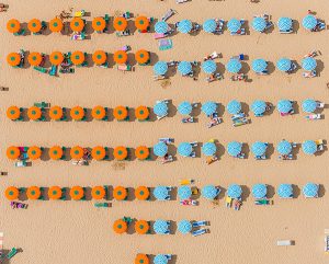 Seaside resorts Adriatic coastline Italy Ravenna Rimini photographer Bernhard Lang