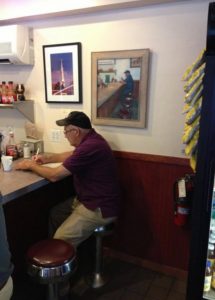 restaurant seat picture frame customer tbb