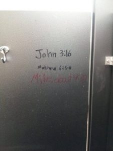 john matthew mike bathroom messages