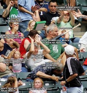 baseball playoffs royals bat crowd fans funny tbb