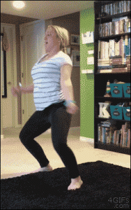 dance aerobics mother butt kid knock out tbbtbb