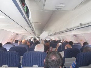 airplane pillow fight